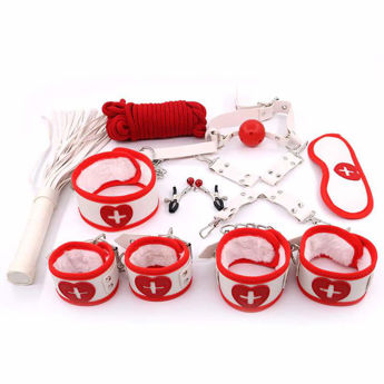 Imagen de Set BDSM  9 piezas Nurse/Color en Caja