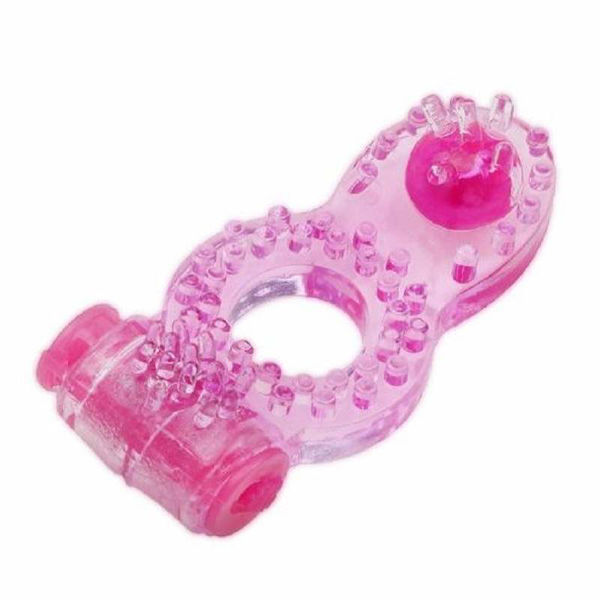 Imagen de Anillo Pene Vibrador Retardante Doble Estimulo
