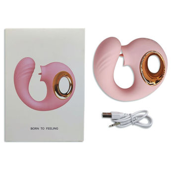 Imagen de Toys Vibrador con Estimulador Multifuncional Carga Usb