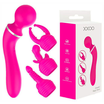 Imagen de Toys Vibrador Go Revolution XXOO con Cabeza Intercambiable