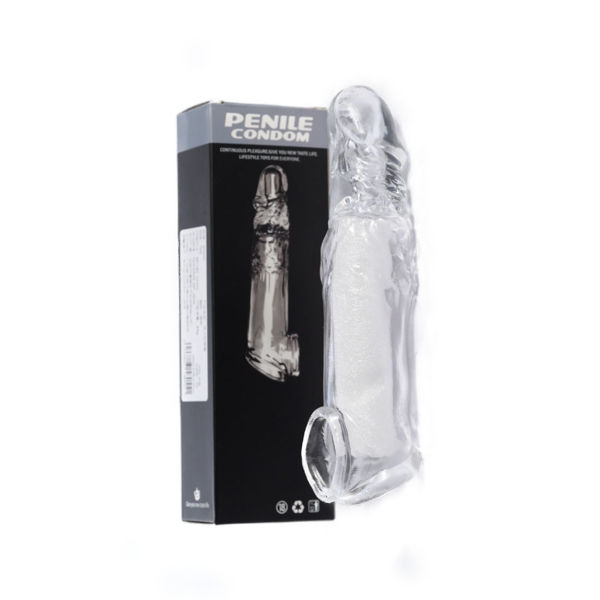 Imagen de Toys Funda Pene Realista Alargadora Transparente