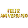 Imagen de Set Globos Frase Feliz Aniversario 16” Sofia
