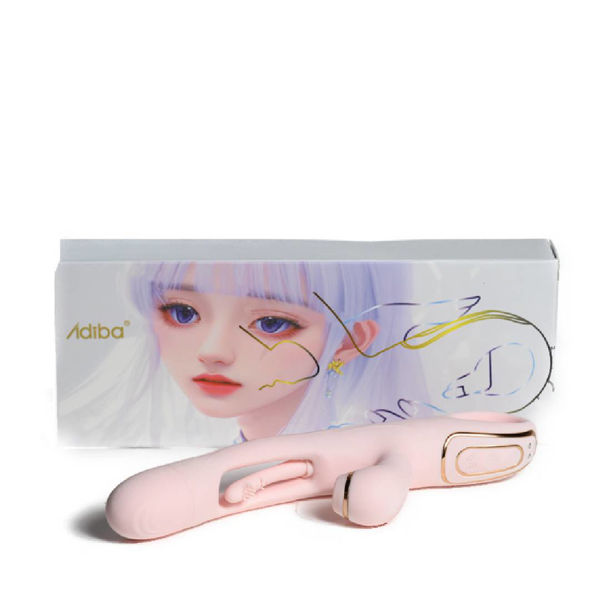 Imagen de Toys Dildo Vibrador Estimulador Punto G y Succionador Adiba