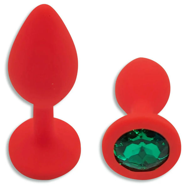 Imagen de Toys Plug Anal Silicona con Joya 7 cm